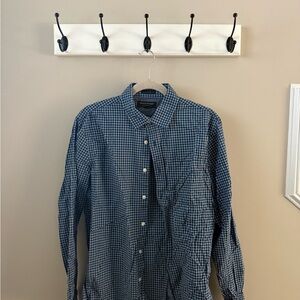 Banana Republic Blue Checkered Men's Shirt